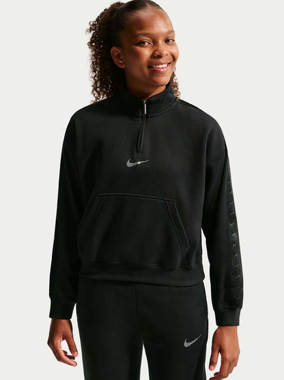Nike g felpa studio da bambino/a nero