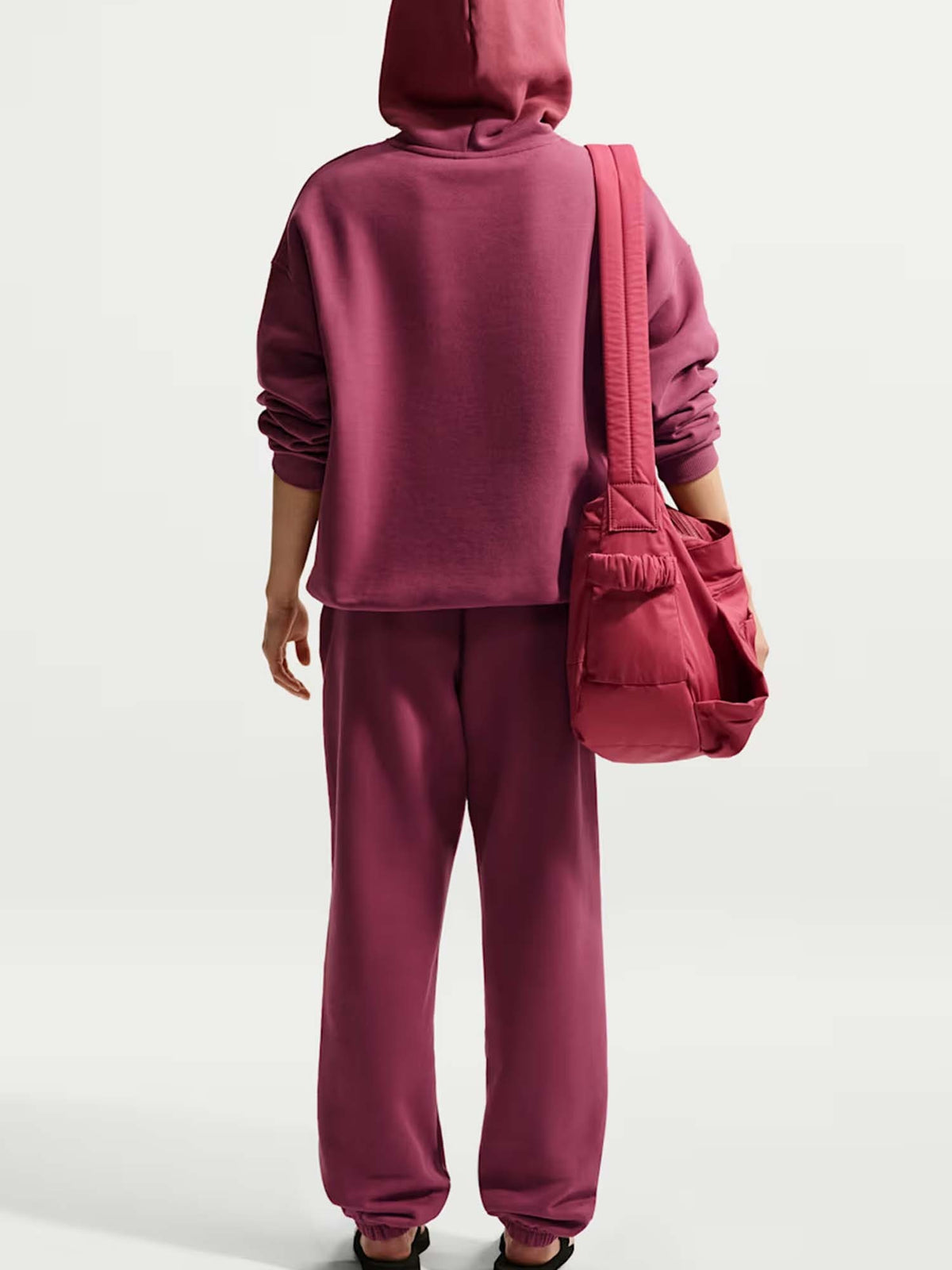 Nike panta studio fl pantalone da donna bordeaux