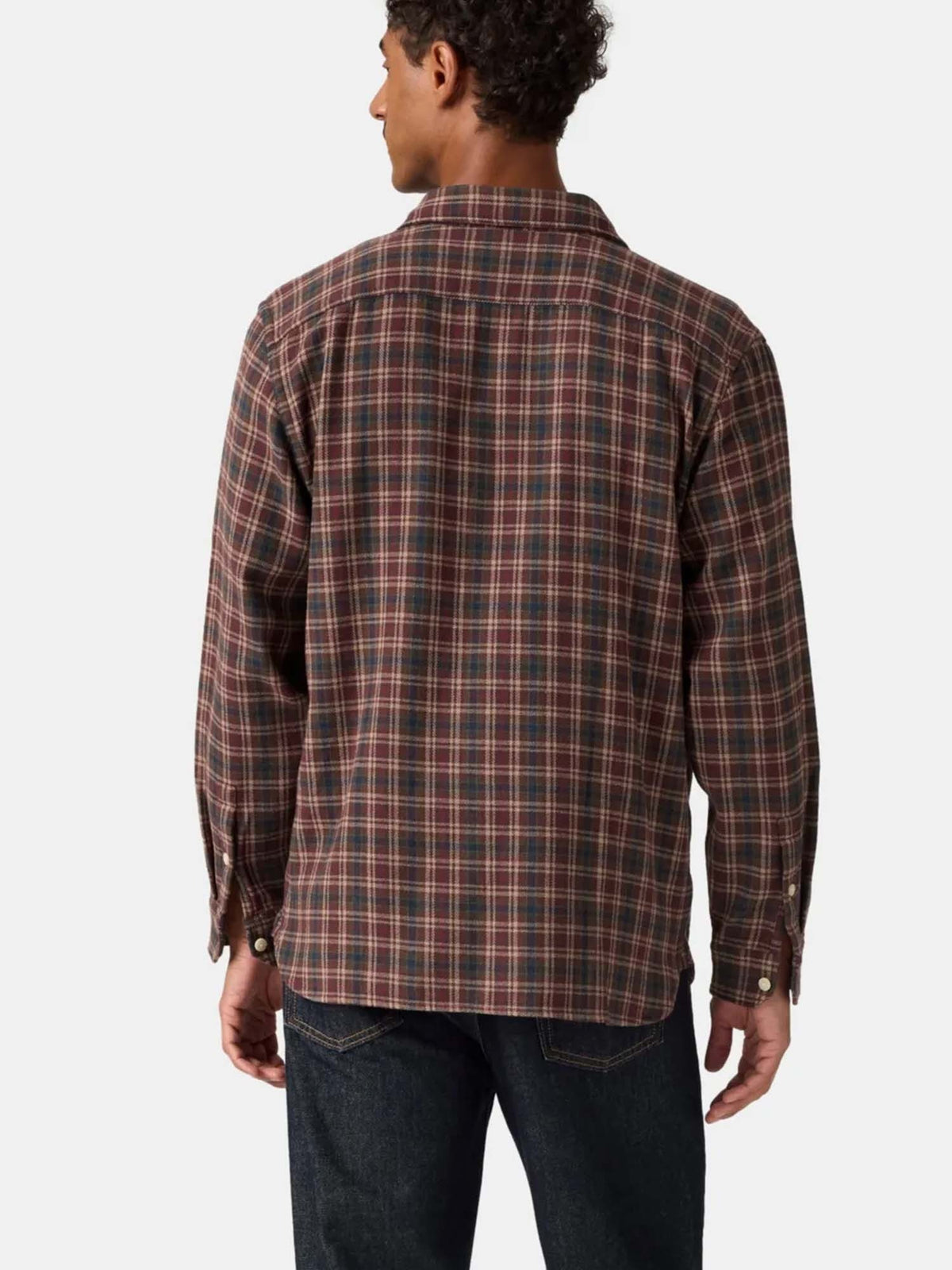 Levi's jackson worke camicia da uomo bordeaux