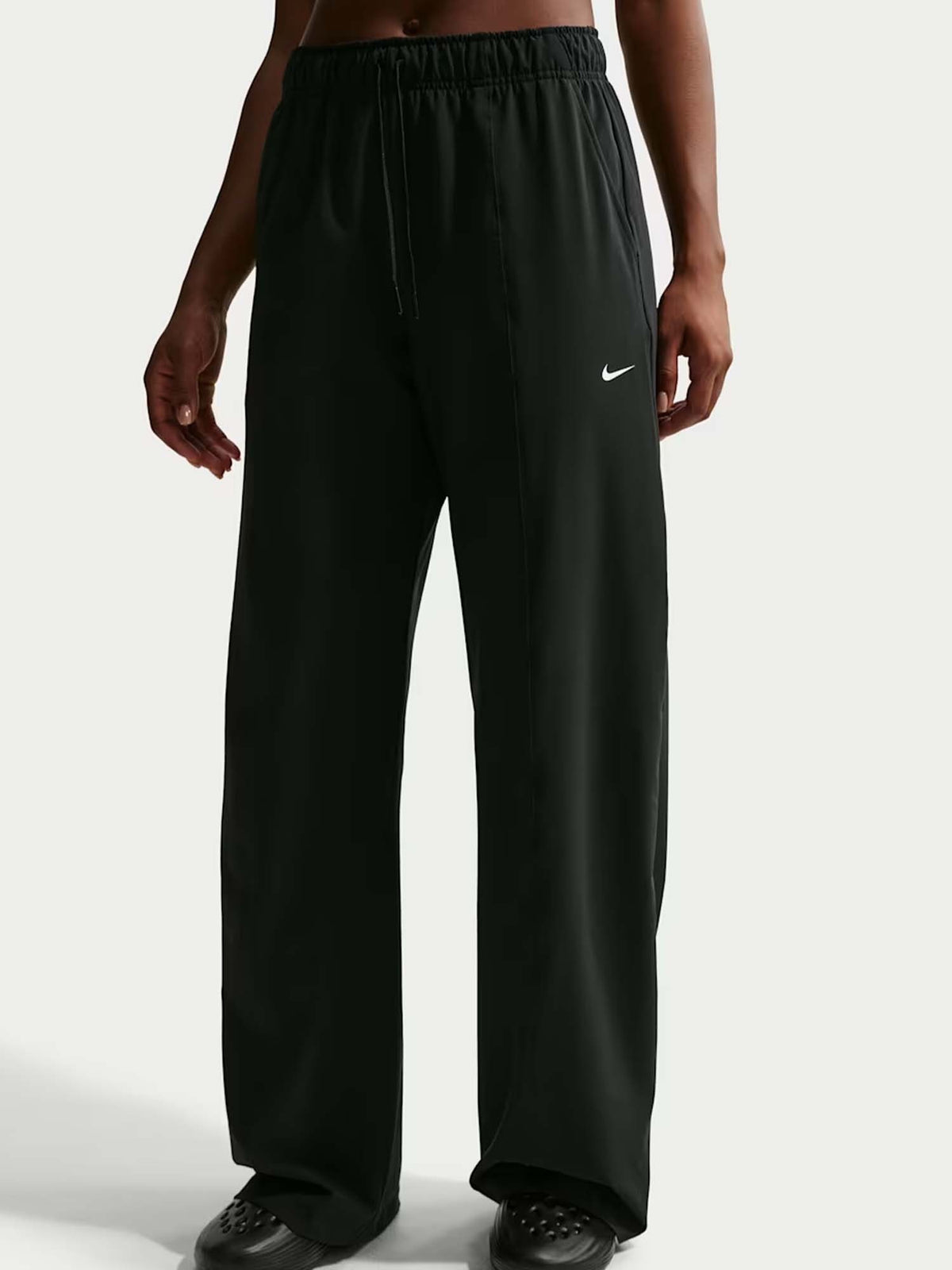 Nike one wide leg pantalone training da donna nero