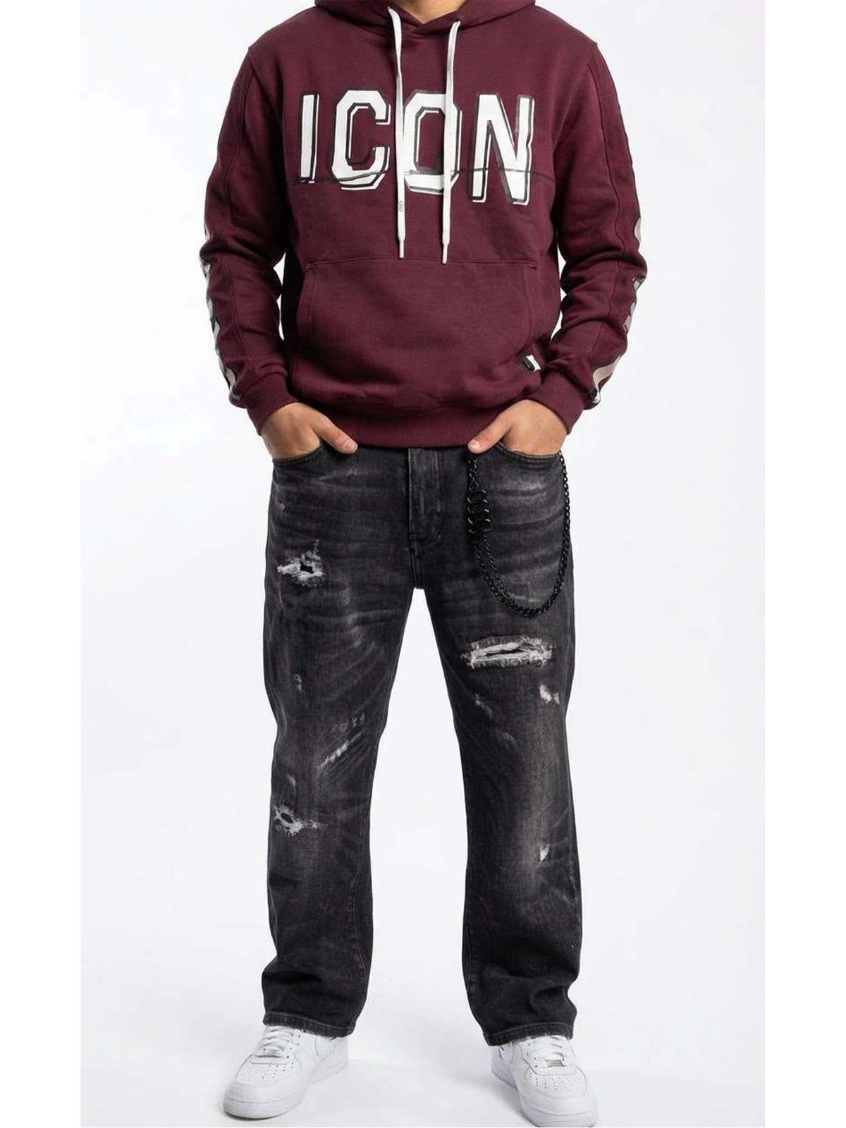 Icon jeans da uomo denim black