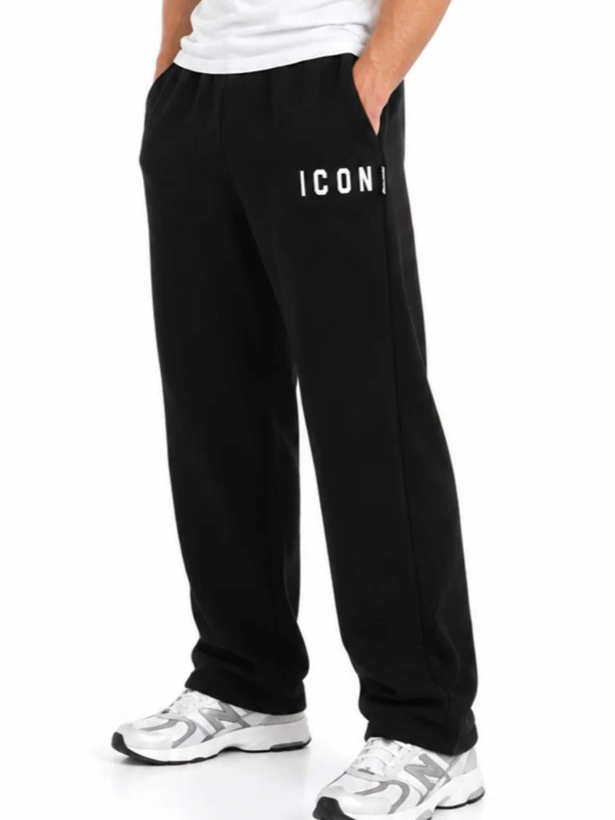 Icon pantalone da uomo nero