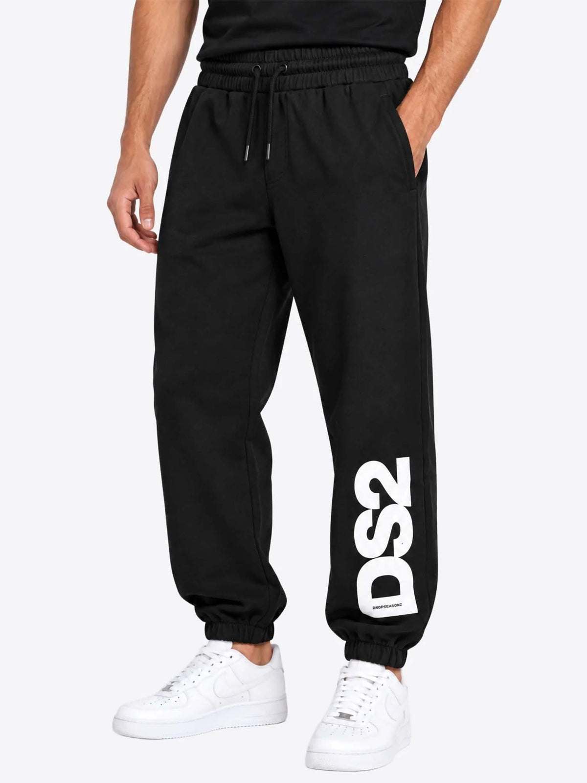 DS2 pantalone da uomo nero