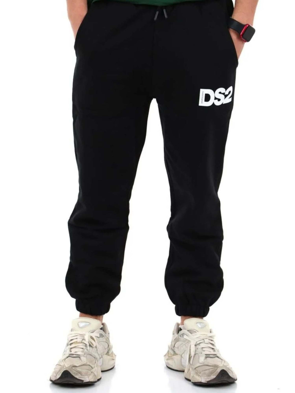 DS2 pantalone da uomo nero