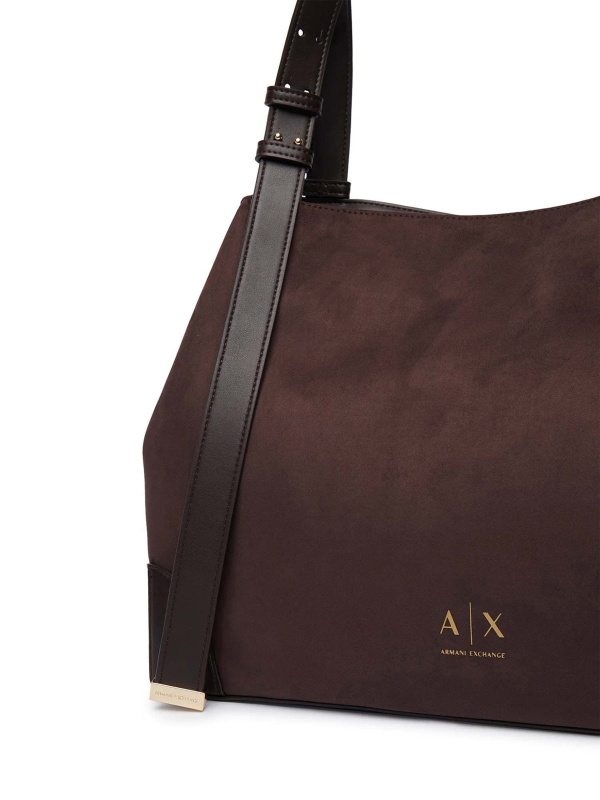 Armani excange borsa da unisex marrone