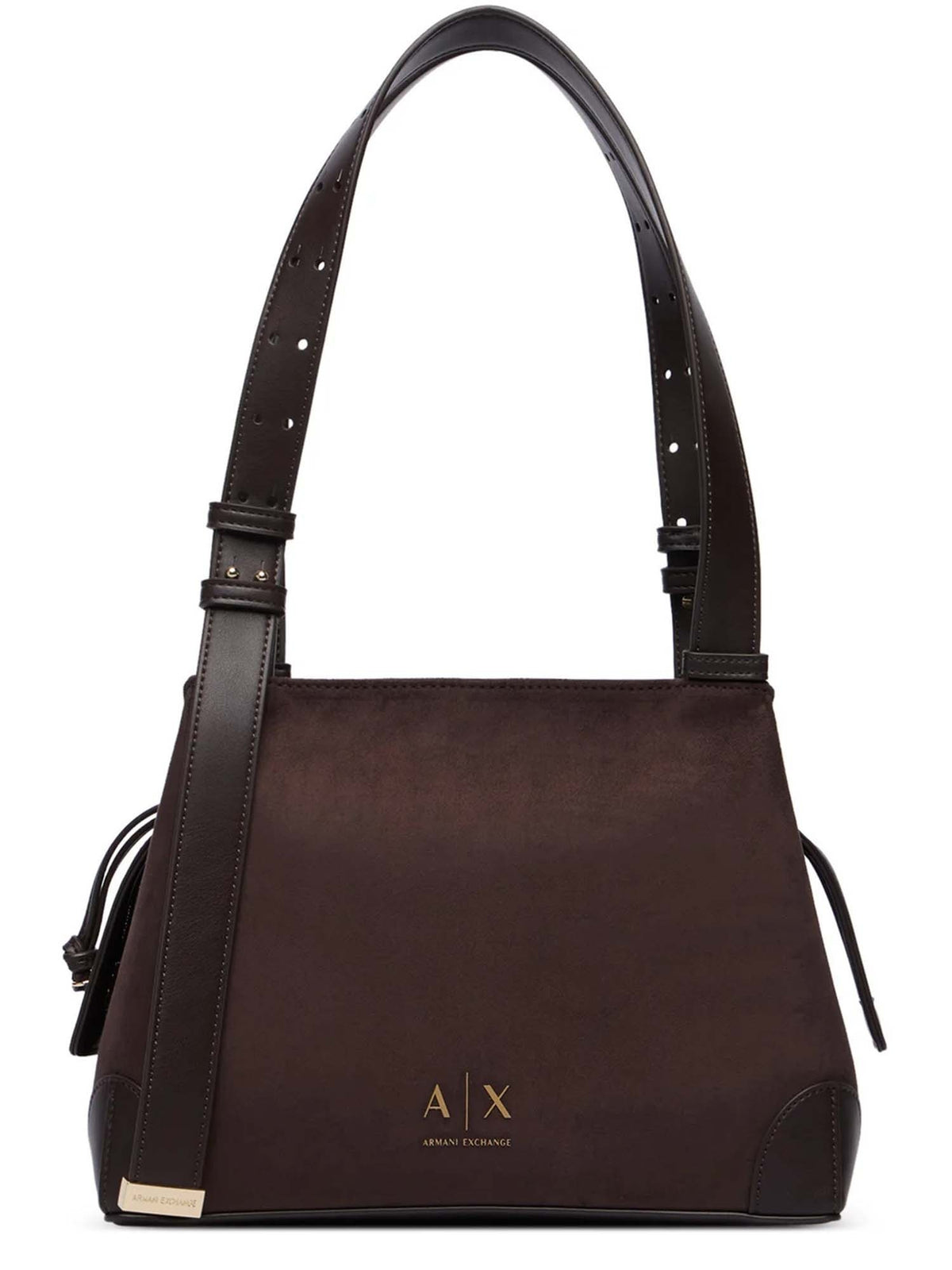 Armani excange borsa da unisex marrone