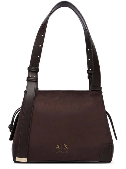 Armani excange borsa da unisex marrone