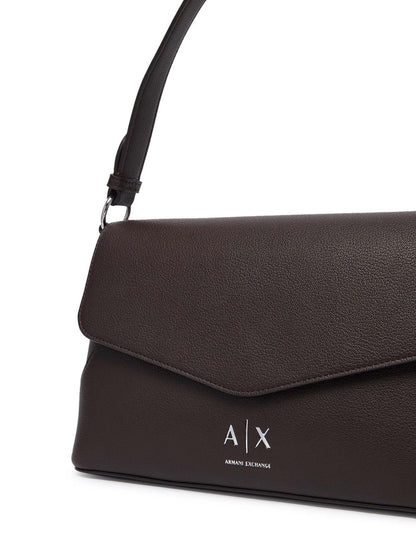 Armani excange borsa da unisex marrone