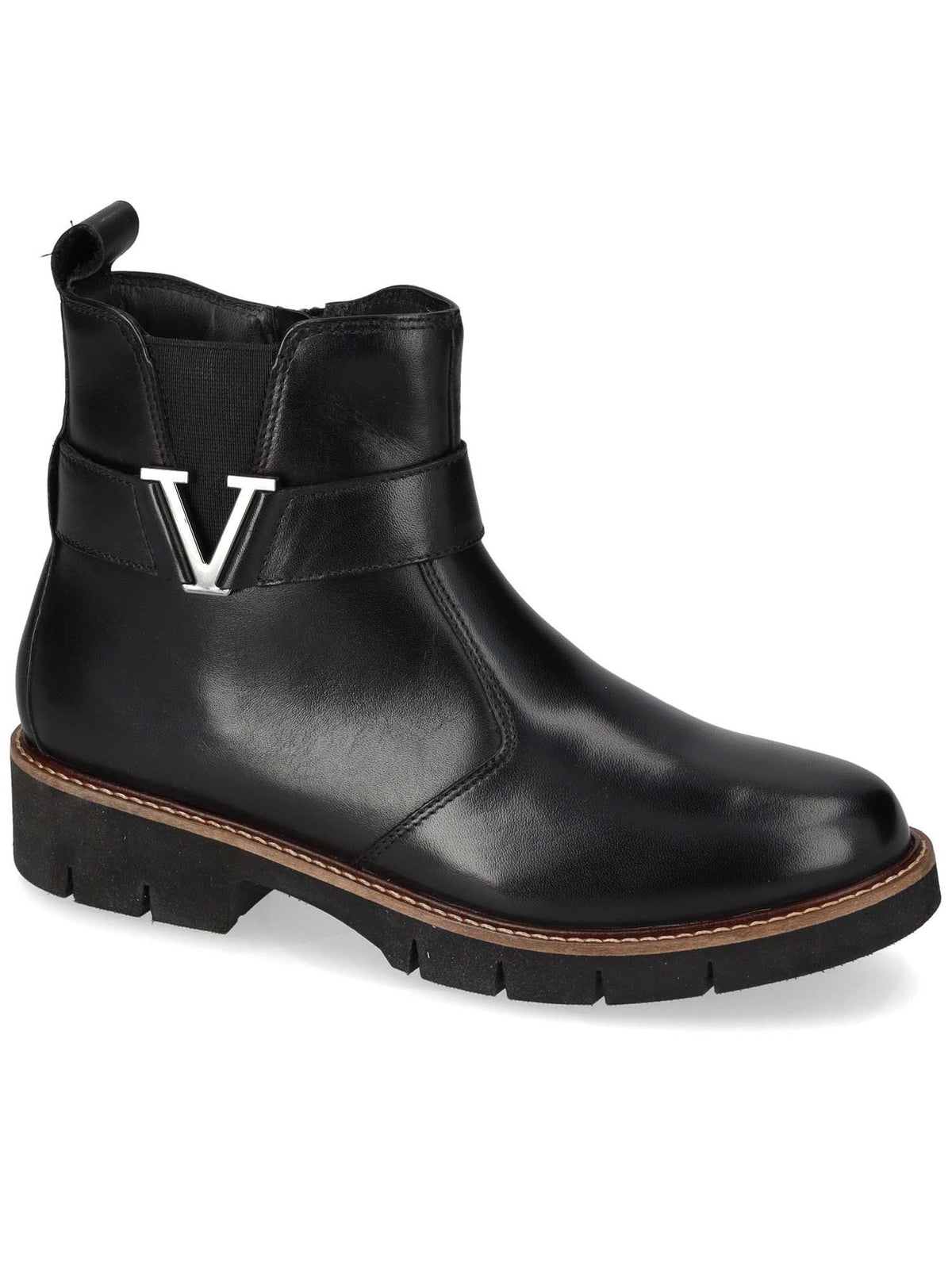 Valleverde stivalett stivale da donna nero