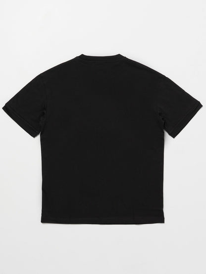 EA7 train logo serie t-shirt da bambino/a nero