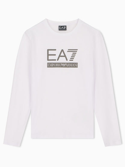 EA7 train visibility t-shirt da bambino/a bianco