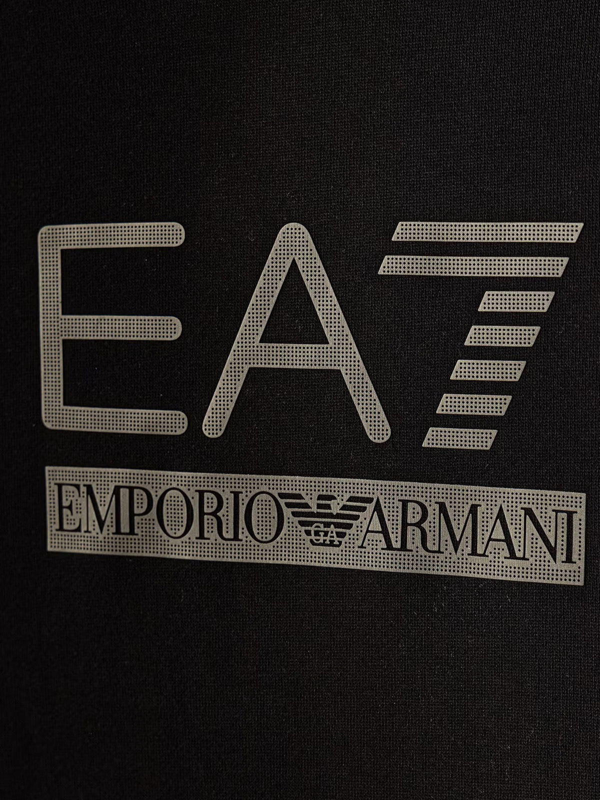 EA7 train visibility felpa da bambino/a nero