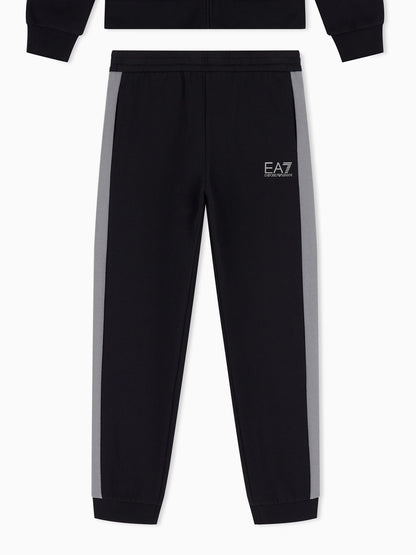 EA7 train colourbloc pantalone da bambino/a nero