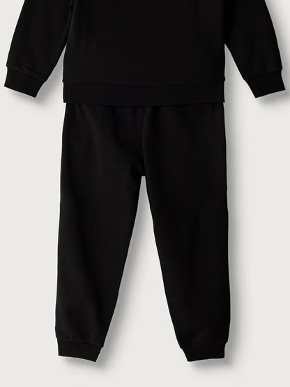 EA7 train visibility pantalone da bambino/a nero