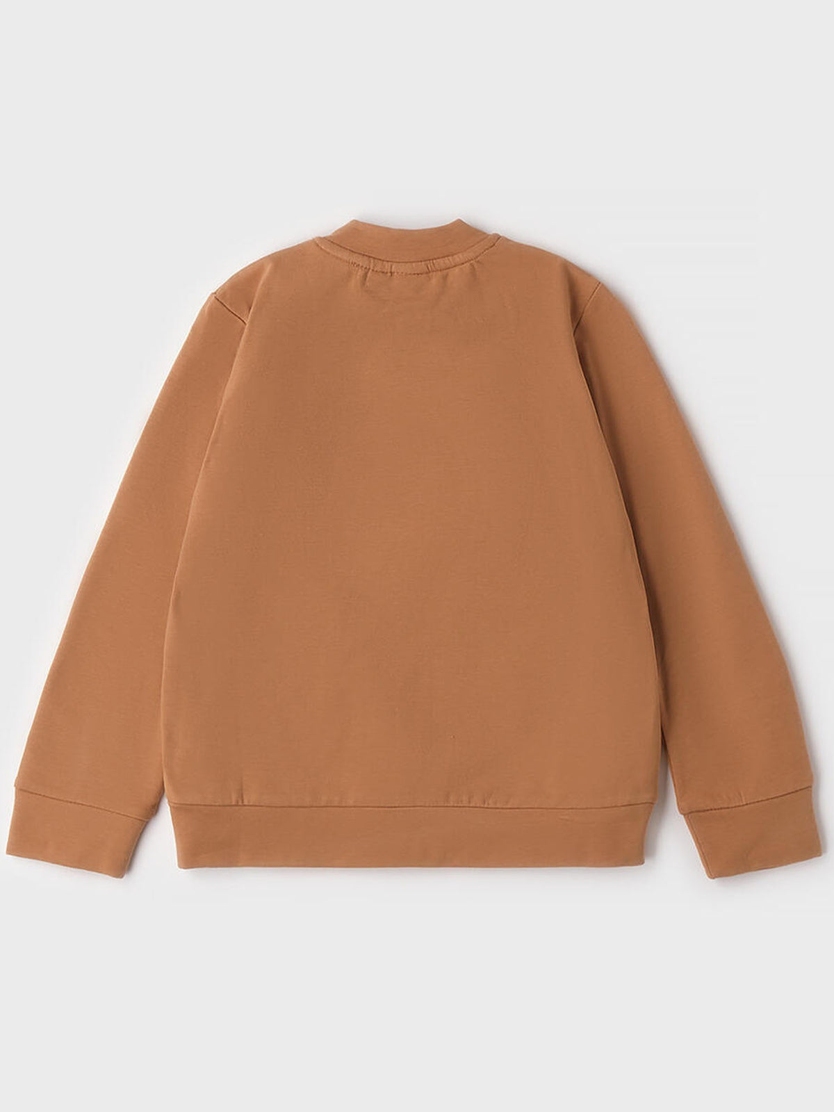 Ido bts felpa zip fl da bambino/a nocciola