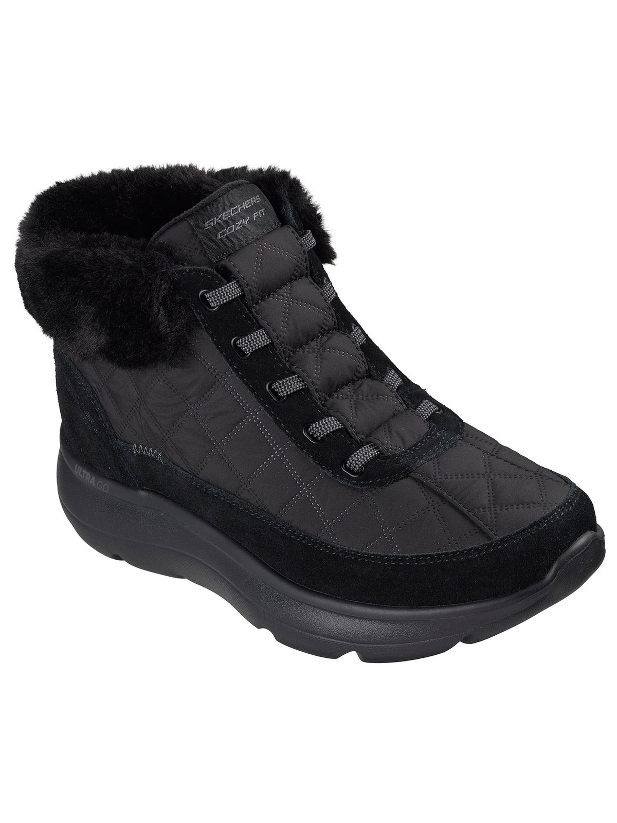 Skechers slip-ins boot da donna nero