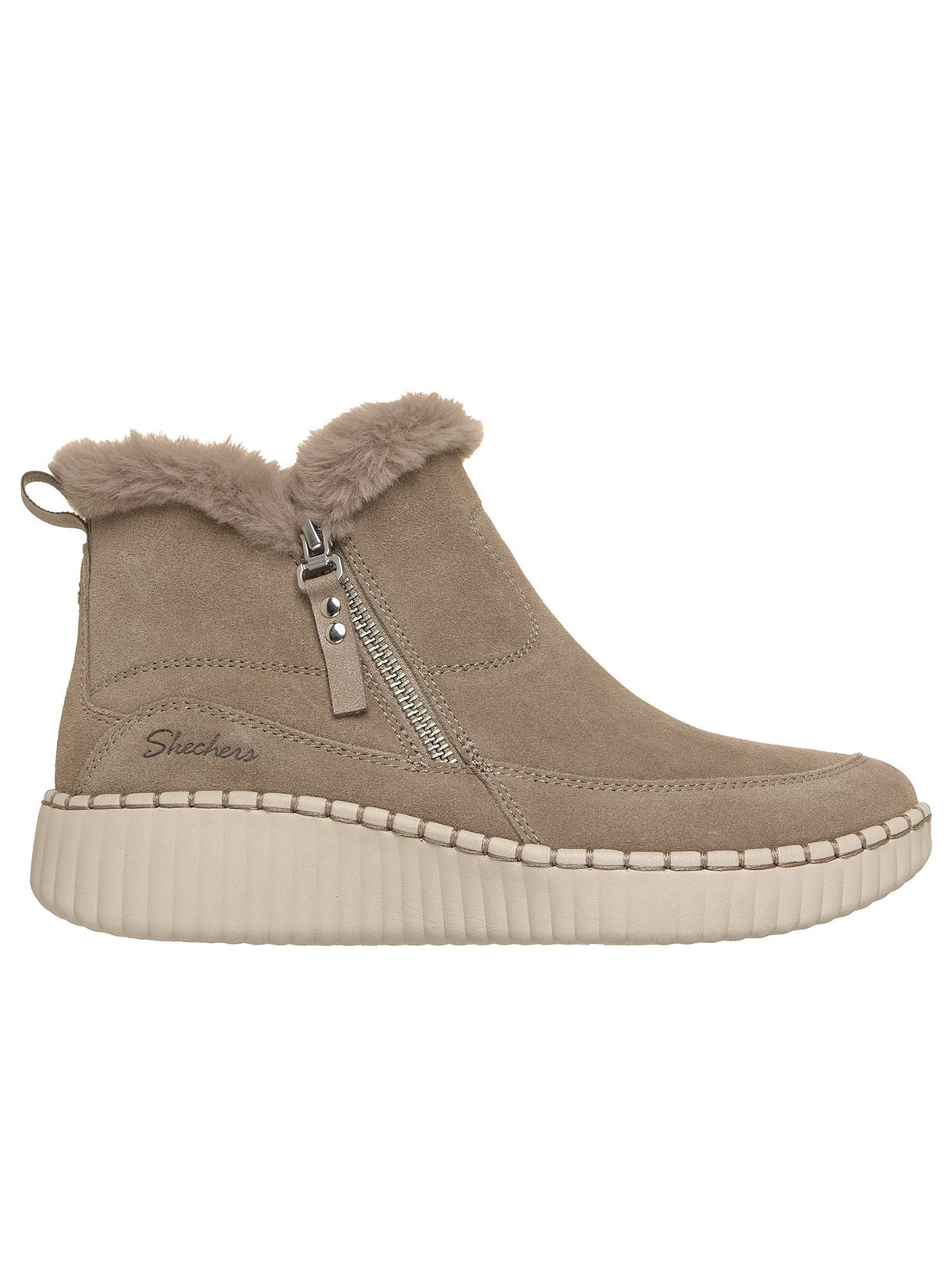 Skechers relaxed fit stivale da donna taupe