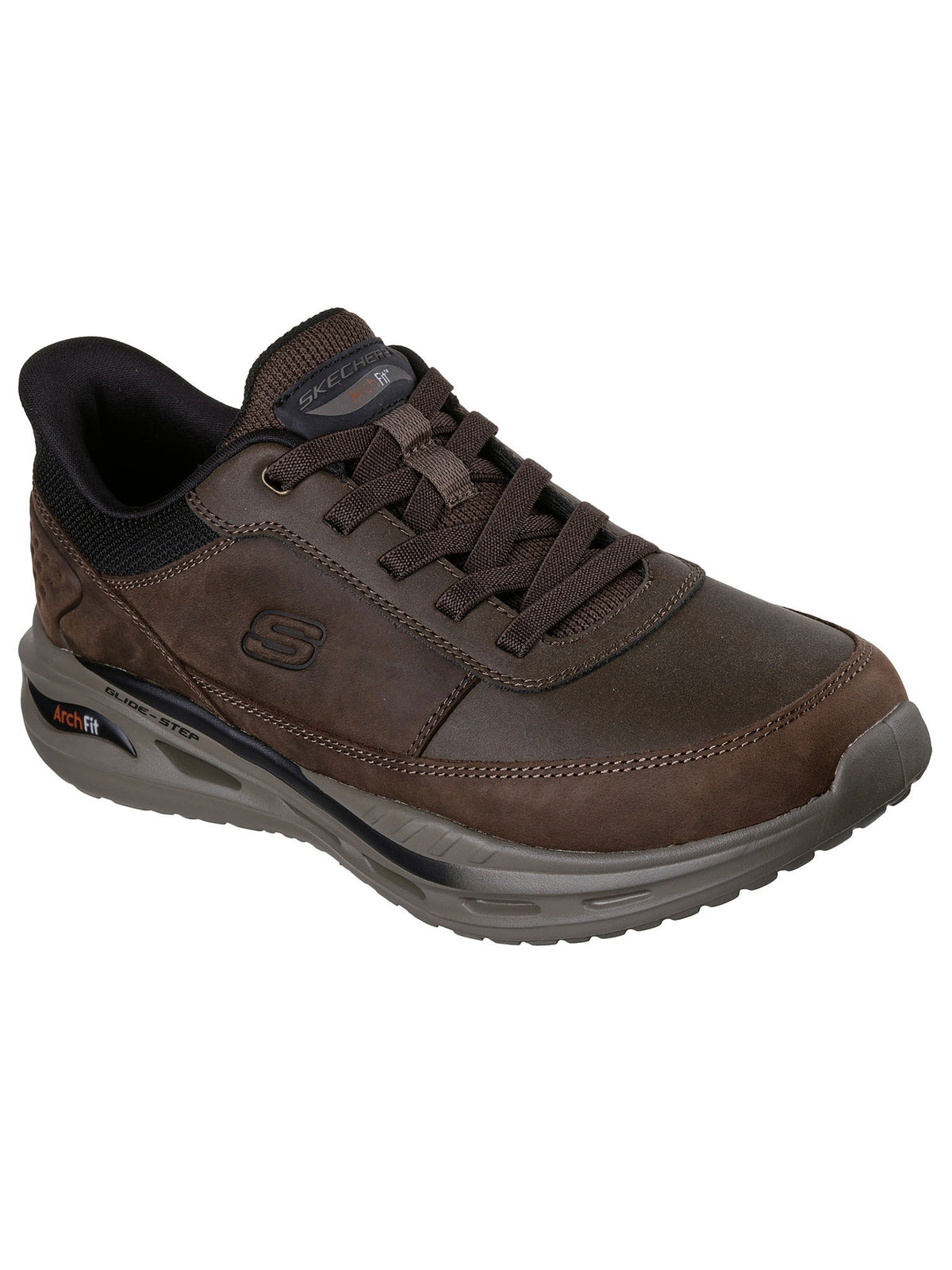 Skechers slipins arc sneakers da uomo cognac