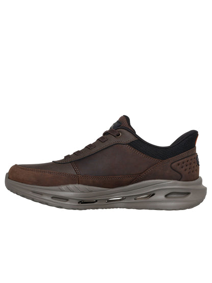 Skechers slipins arc sneakers da uomo cognac