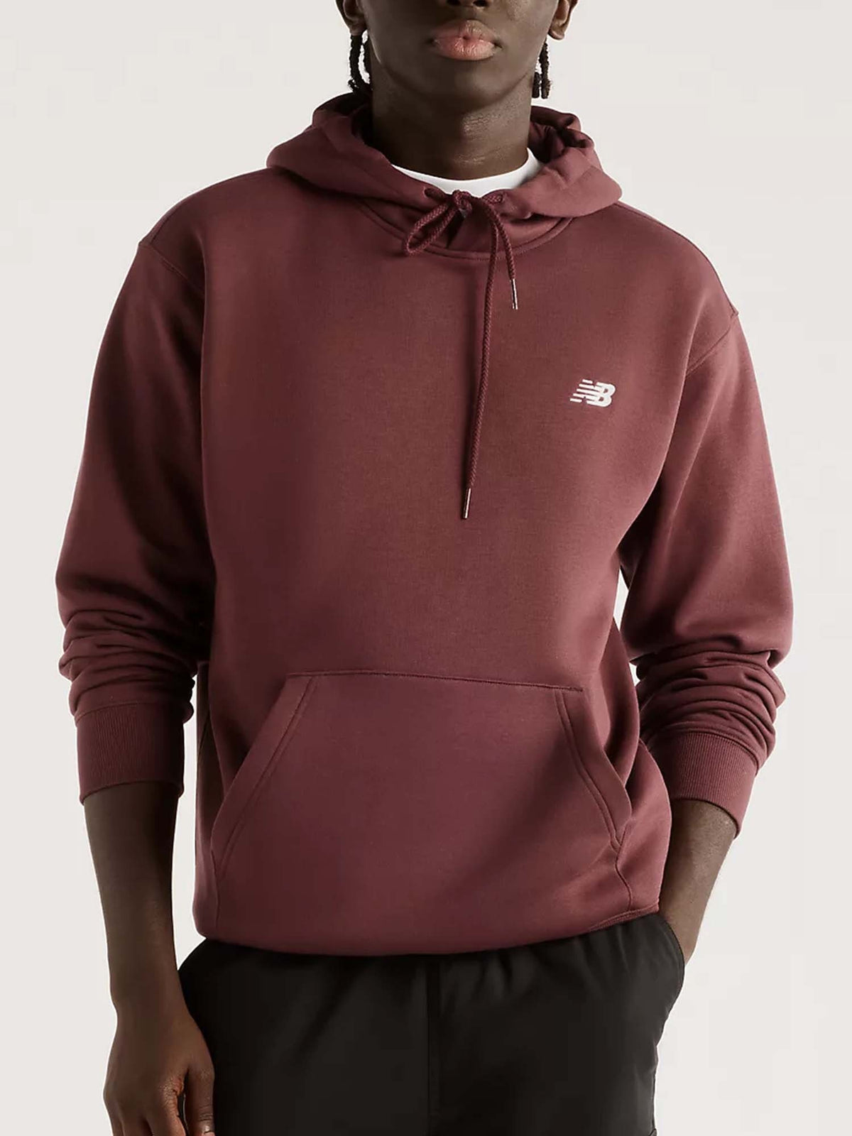 New balance felpa fl da uomo bordeaux