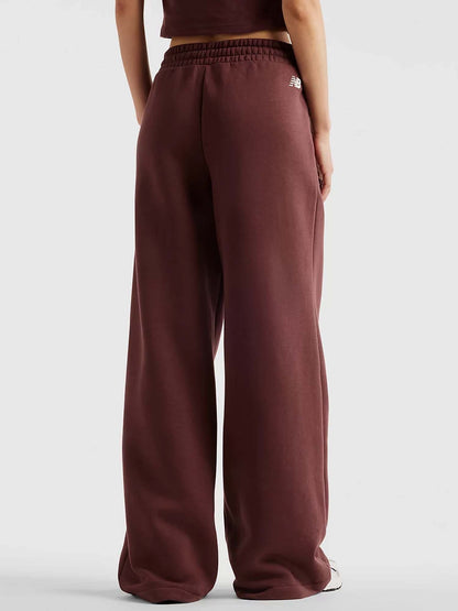 New balance panta fl pantalone da donna bordeaux