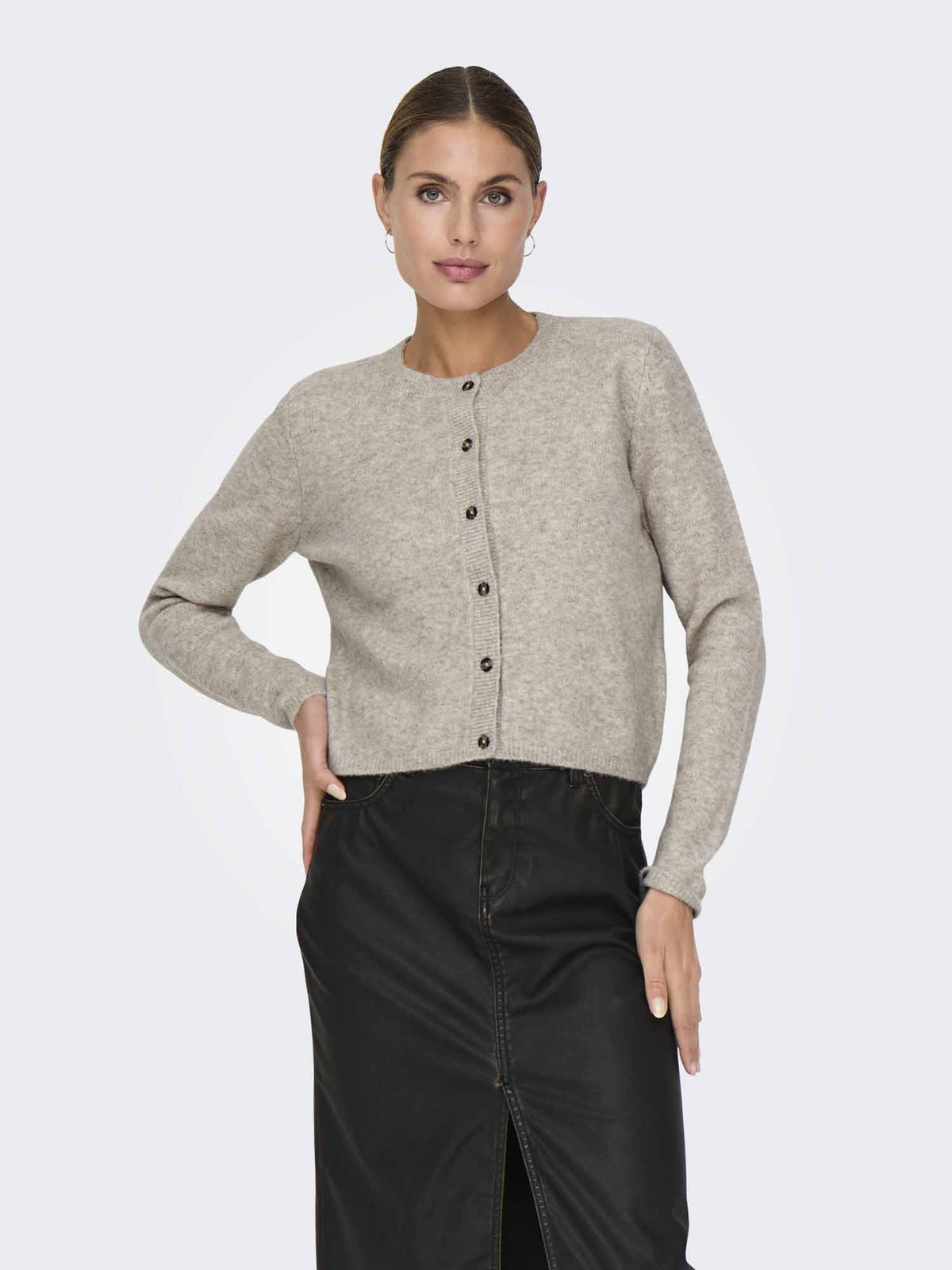 Jdy chloe maglia da donna beige