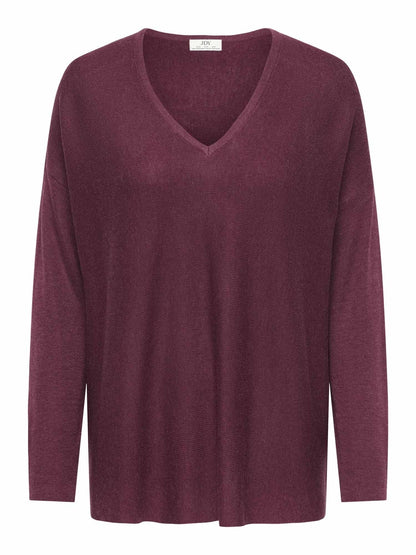 Jdy new behave v maglia da donna vino