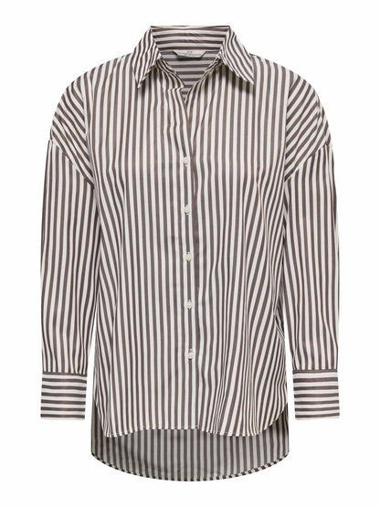 Jdy vesper camicia da donna bianco-marrone