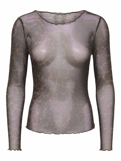 Jdy elsa t-shirt da donna caffe'