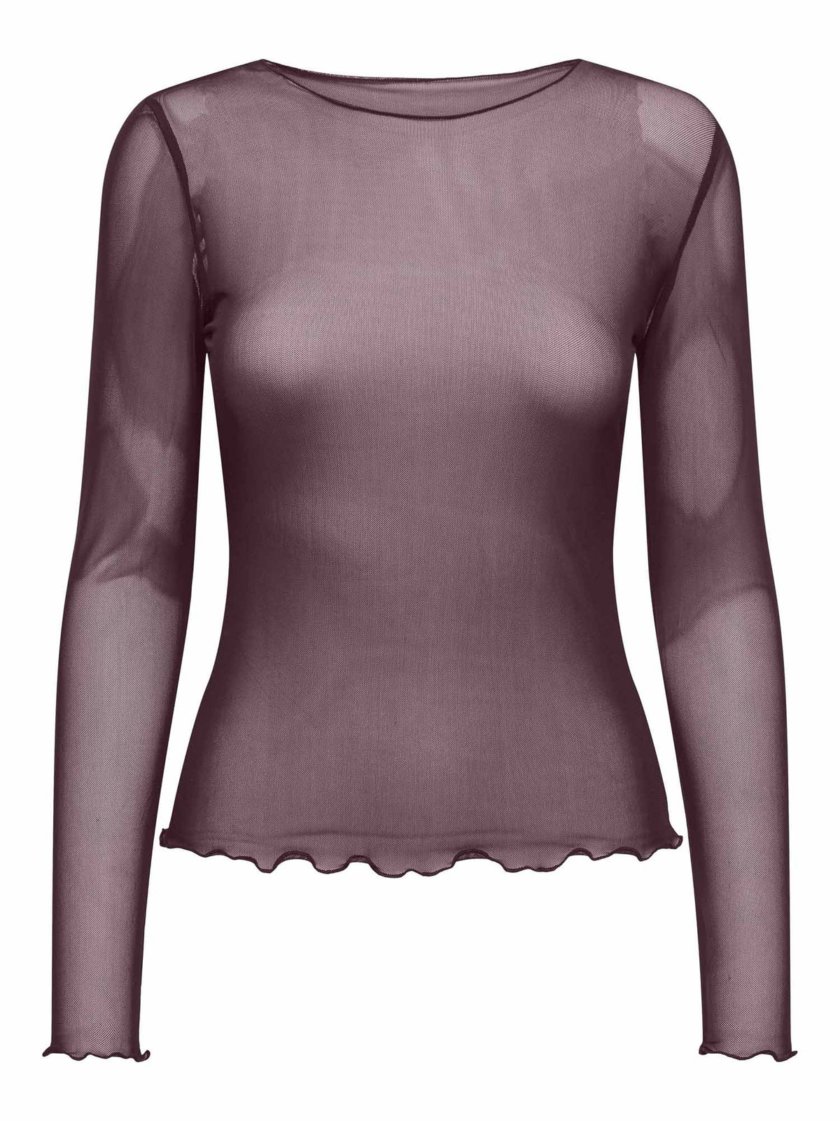 Jdy elsa t-shirt da donna bordeaux