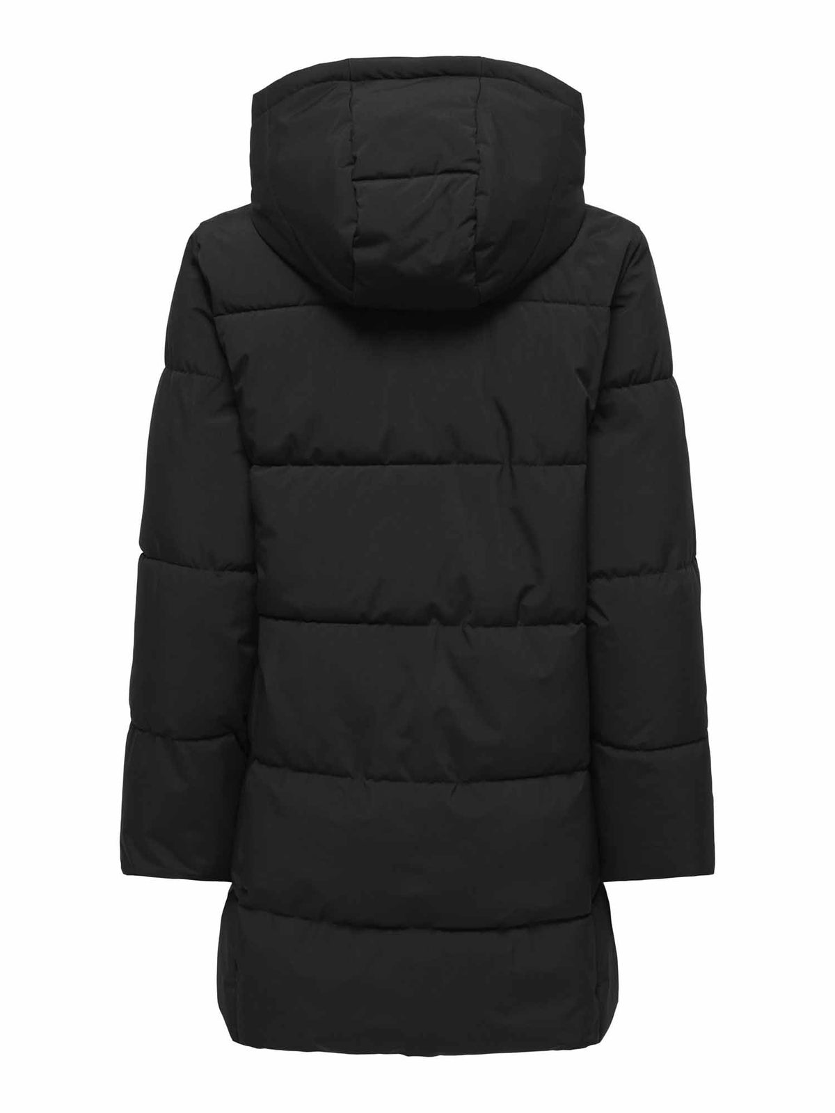 Jdy luna long giaccone da donna nero