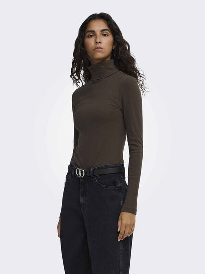 Jdy reno t-shirt da donna marrone