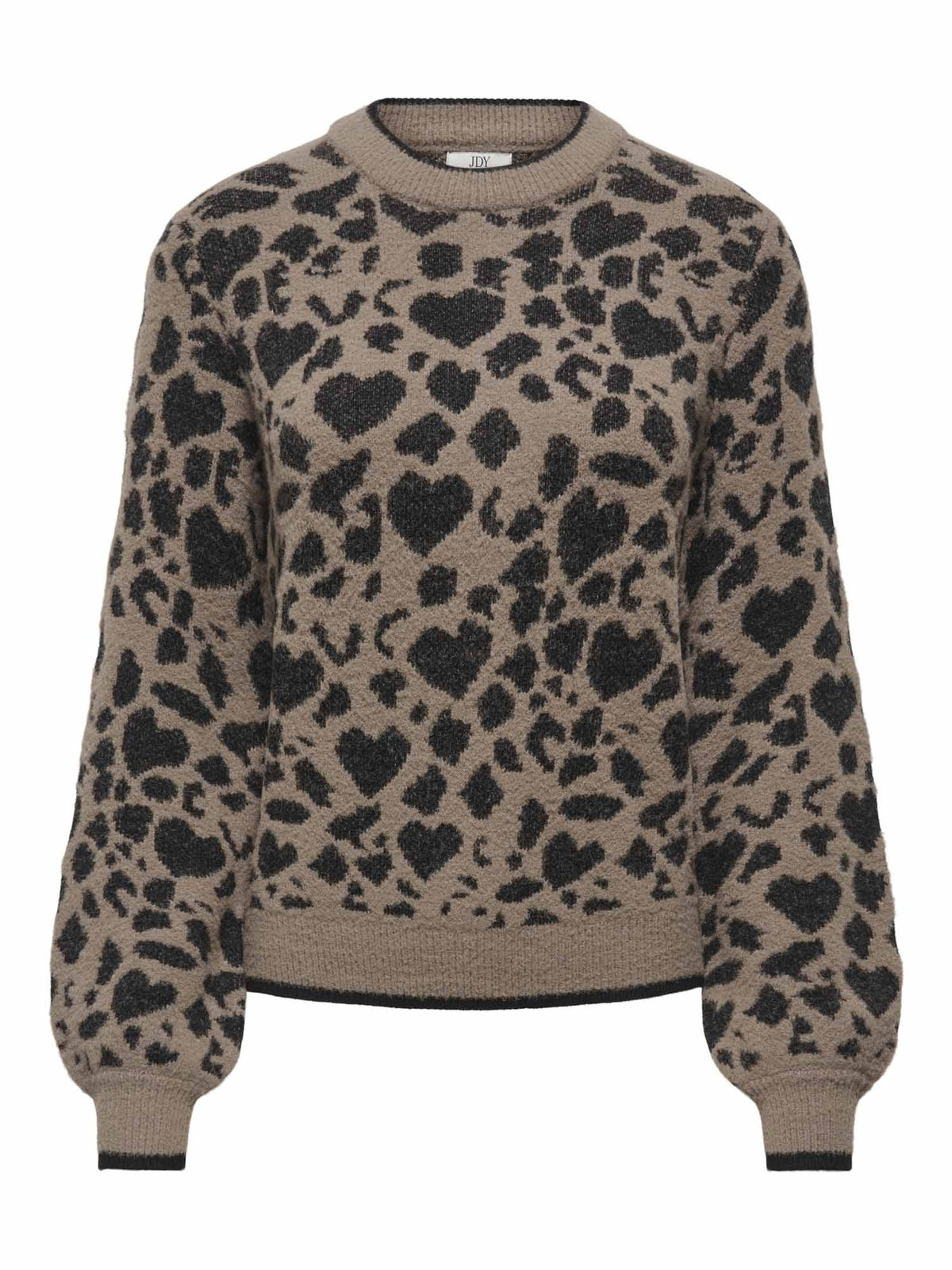 Jdy lorraine maglia da donna nocciola