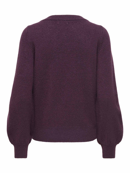 Jdy rue maglia da donna bordeaux