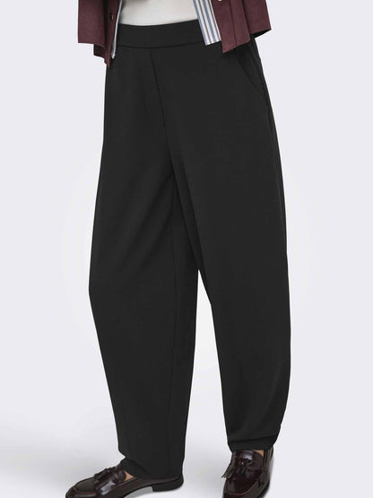 Jdy geggo barrel pantalone da donna nero