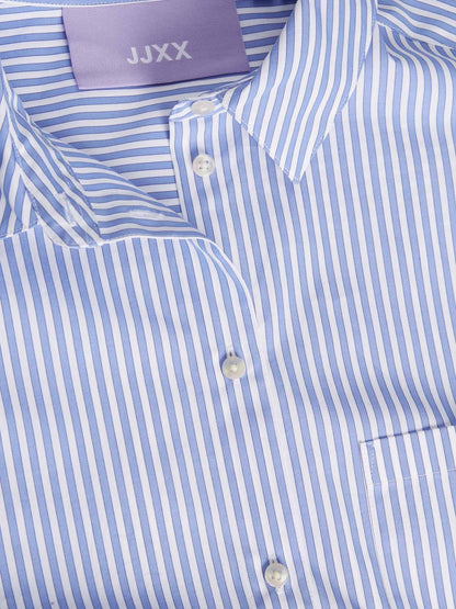 Jjxx amie relaxed camicia da donna celeste