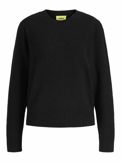 Jjxx elba crew maglia da donna nero