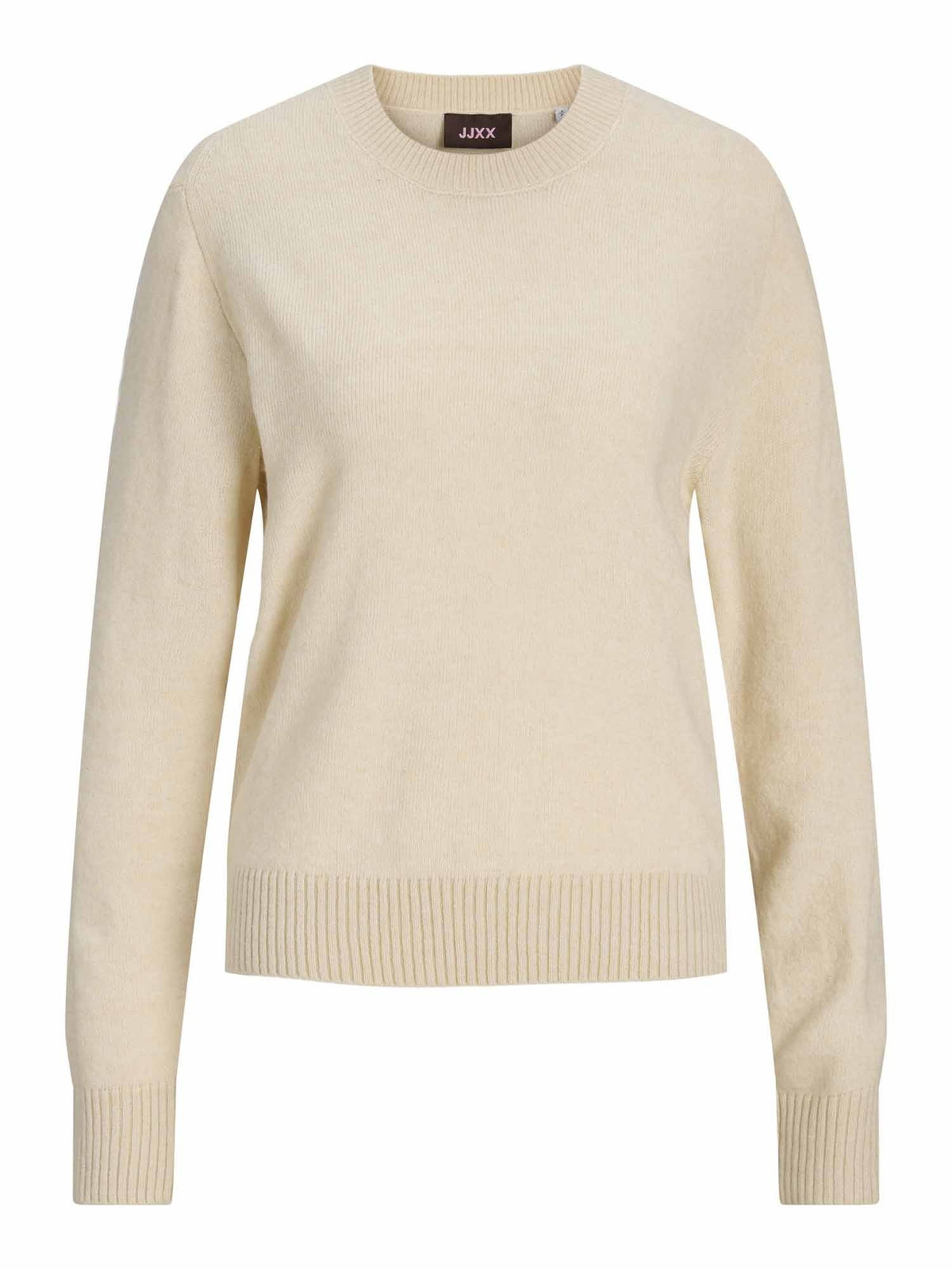 Jjxx elba crew maglia da donna beige