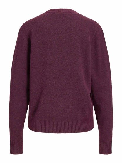 Jjxx elba crew maglia da donna vino