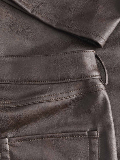 Jjxx mica tokyo pantalone da donna marrone
