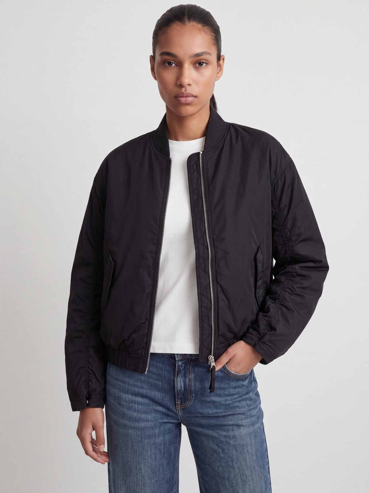 Jjxx bree bomber giubbino da donna nero