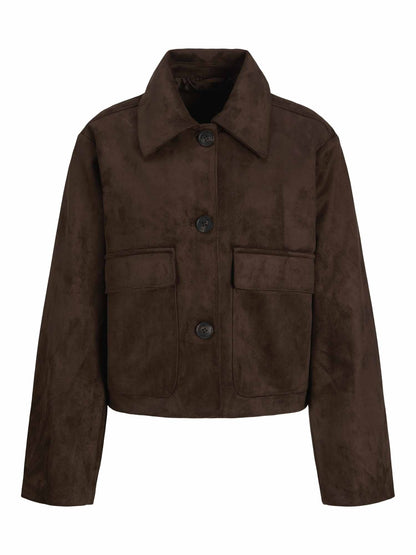 Jjxx luisa brushed giubbino da donna marrone