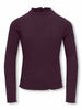 only-jr-fransiska-t-shirt-a-maniche-lunghe-da-bambina-bordeaux