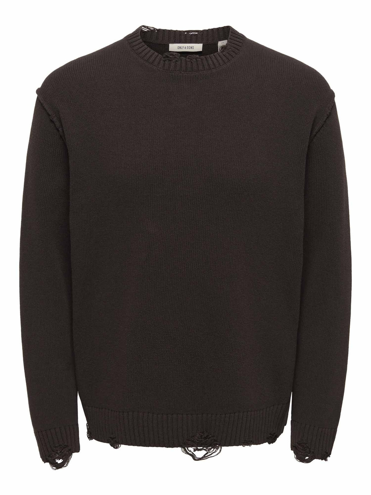 O&s tune rlx maglia da uomo caffe'