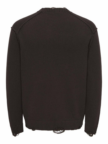 O&s tune rlx maglia da uomo caffe'