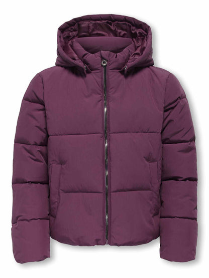 Only jr dolly puffer giubbino da bambino/a bordeaux