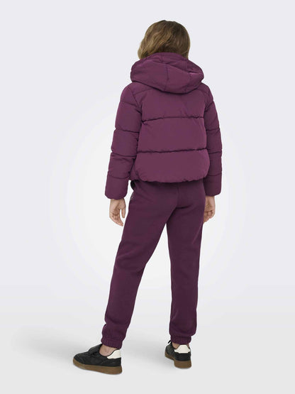 Only jr dolly puffer giubbino da bambino/a bordeaux