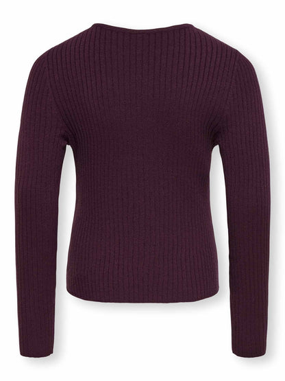 Only jr ibi maglia da bambino/a vino