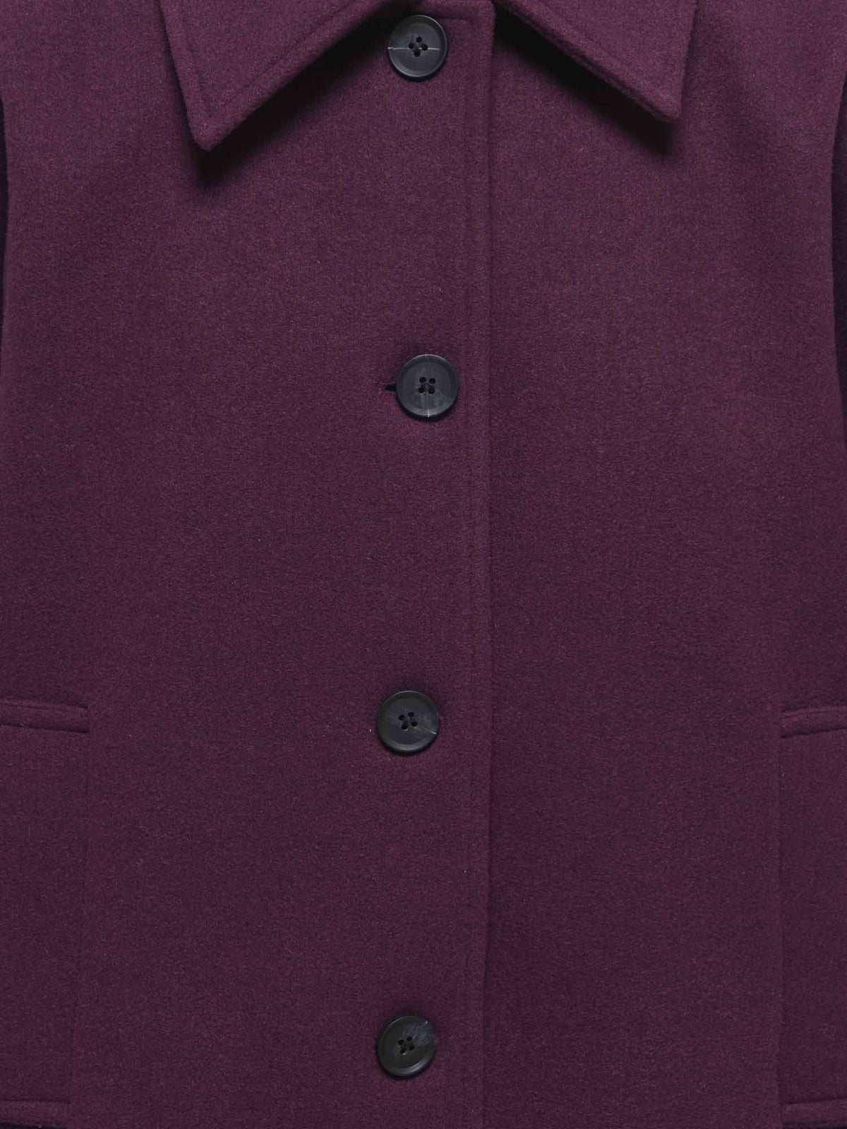Only jr adina cappotto da bambino/a bordeaux