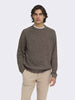 only-sons-onsjoin-maglia-da-uomo-marrone